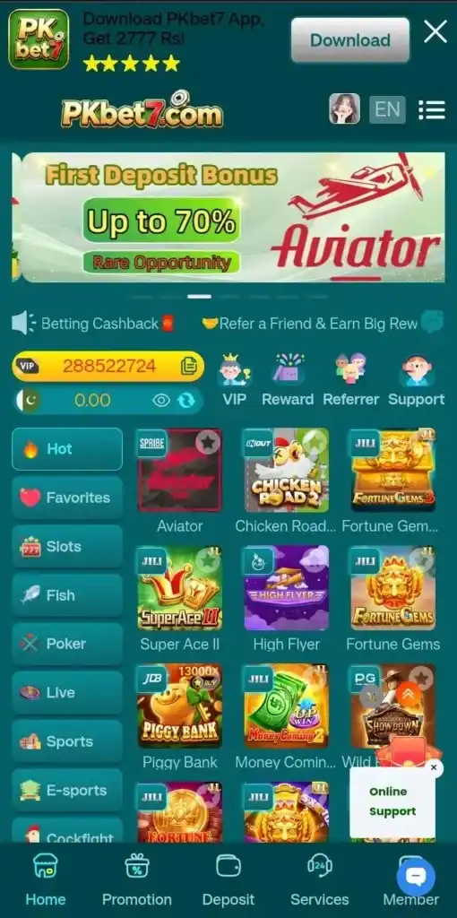 PKBet7 Game