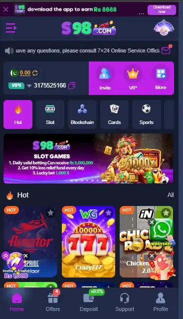 S98 Game 